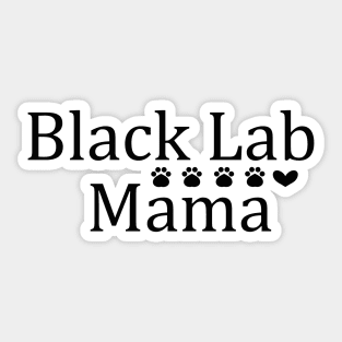 Black Lab Mama Sticker